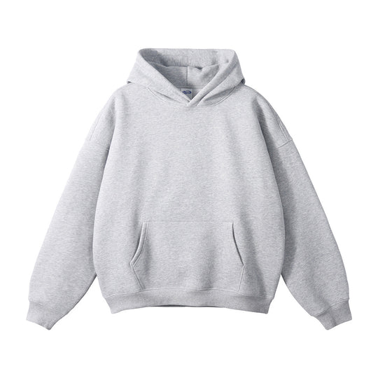 Unisex nan oversized Kapuzenpullover mit Kängurutasche und gerippten Bündchen EB