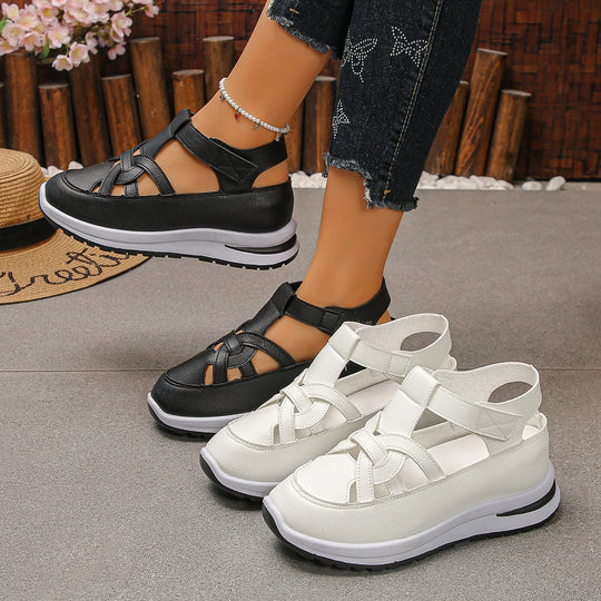 Damen Freizeit-Sneakers mit durchbrochenem Design und komfortablem Fußbett EB