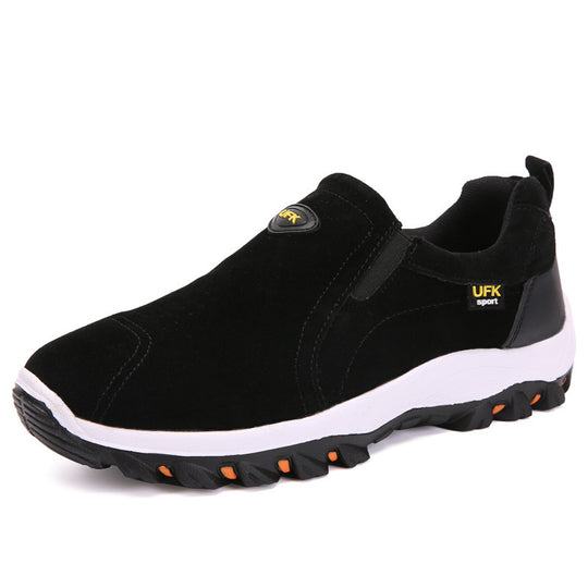 Damen Slip-On Sport Sneakers mit rutschfester Sohle und atmungsaktivem Obermaterial EB