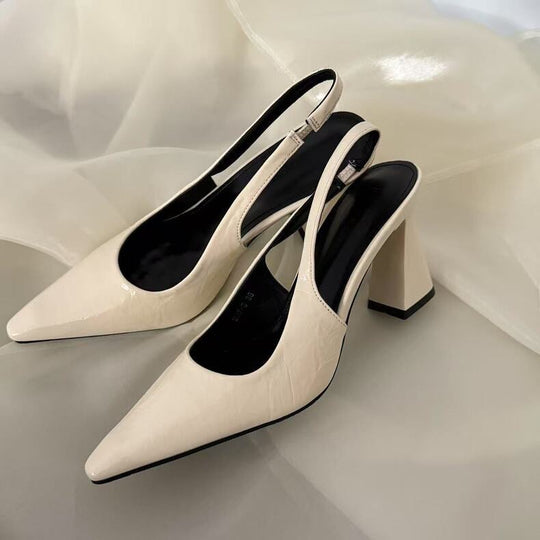 Damen Slingpumps mit Blockabsatz EB