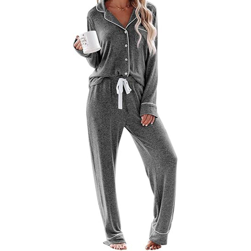 Damen Schlafanzug-Set aus weichem, atmungsaktivem Material EB