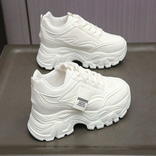 Damen Sportliche Chunky Sneakers mit gepolsterter Laufsohle und atmungsaktivem Obermaterial EB