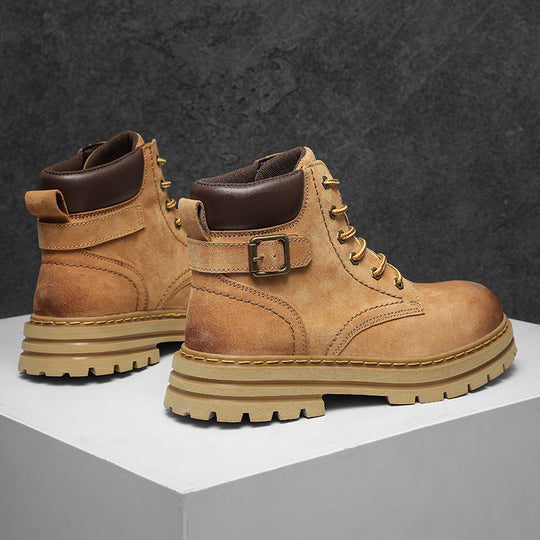 Damen Robuste Schnürboots mit rutschfester Profilsohle und hochwertigem Obermaterial EB