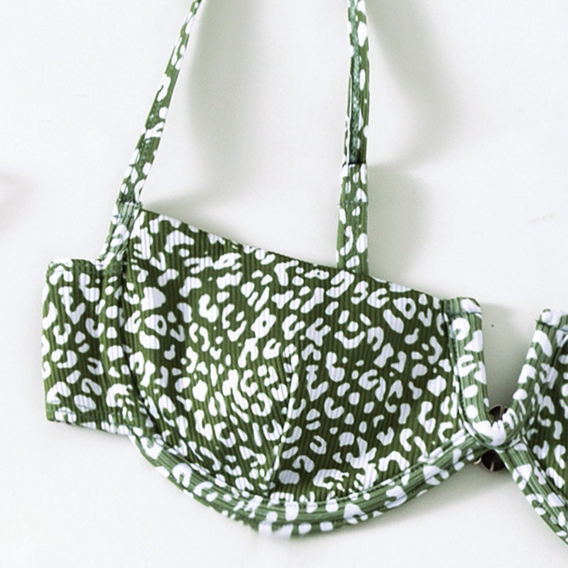 Damen Bikini Set mit umhüllendem Rock EB