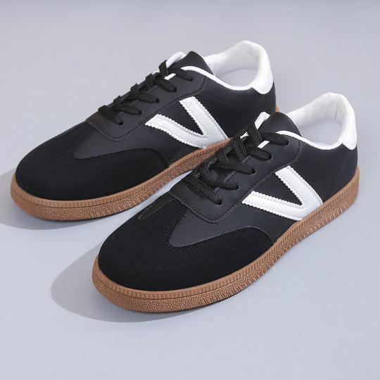Damen Sportliche Sneakers mit trendiger Gummisohle und atmungsaktivem Obermaterial EB