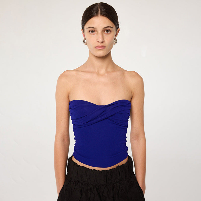 Damen Bandeau-Crop-Top EB