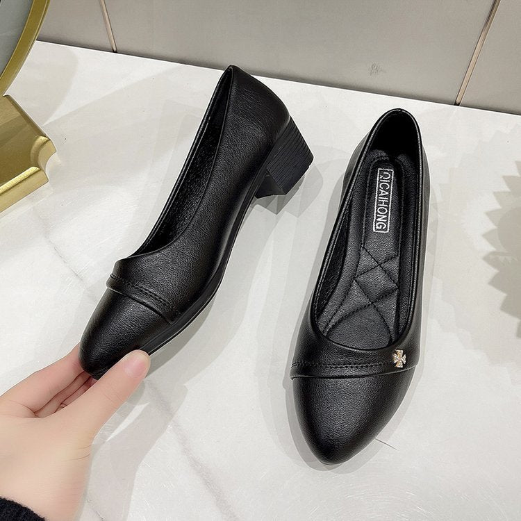 Damen elegante Ballerinas mit modischem Schmuckdetail EB