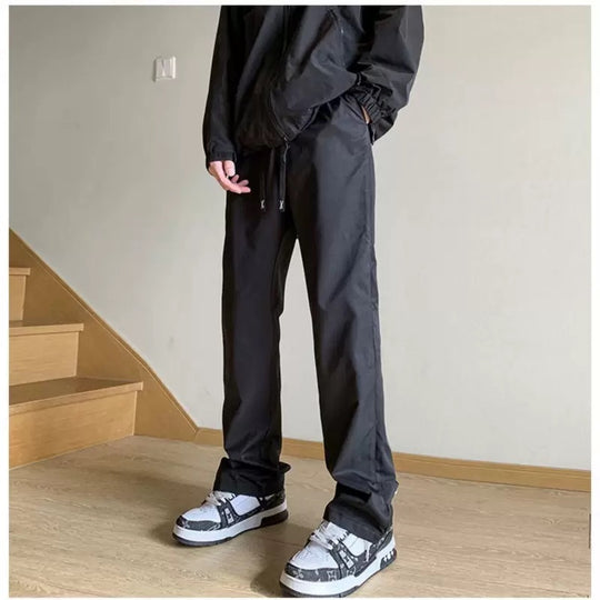 Herren modische Freizeit-Hose mit lässigem Schnitt EB