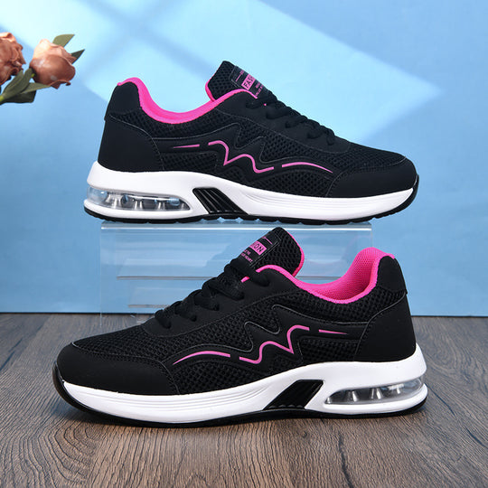 Damen nan City-Walking-Sneaker mit sichtbarer Fersenluftkammer und ergonomischer EVA-Dämpfung EB