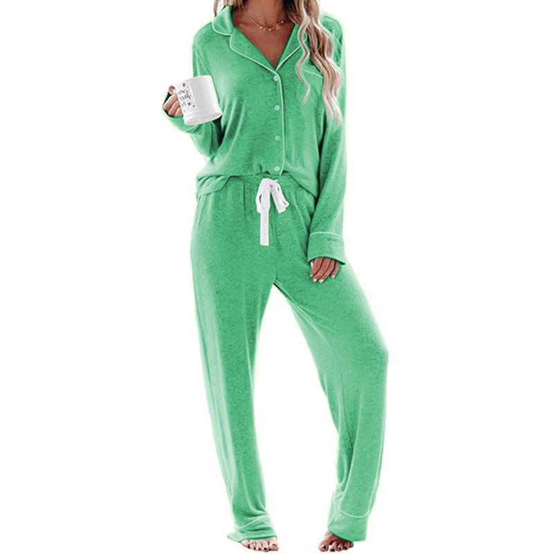 Damen Schlafanzug-Set aus weichem, atmungsaktivem Material EB