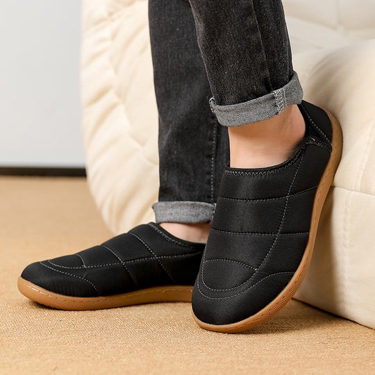 Damen Bequeme Hausschuhe mit Warmfutter EB
