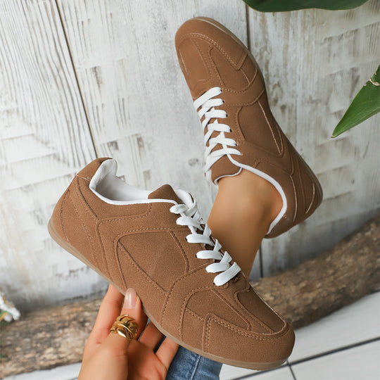 Damen Sportliche Sneakers mit atmungsaktiver Oberflächenstruktur EB