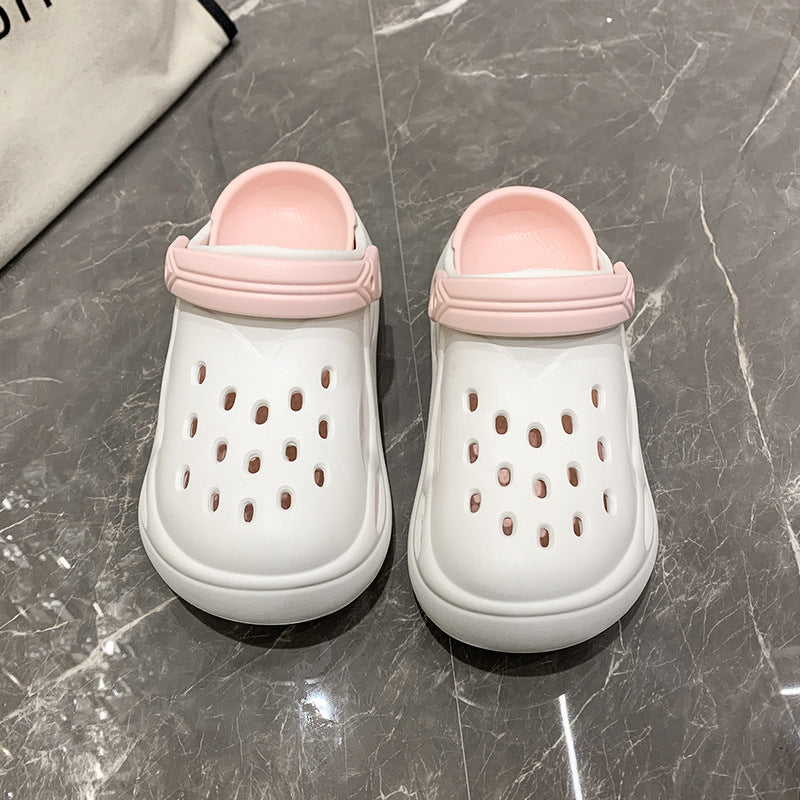 Damen Luftige Clogs mit verstellbarem Riemen EB