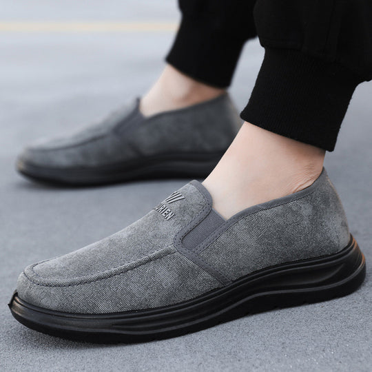 Damen Slip-On Mokassins mit atmungsaktiver Oberflächenstruktur EB