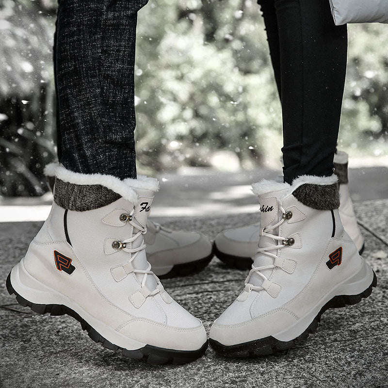 Damen Isolierte Winterstiefel mit rutschfester Sohle und weichem Innenfutter EB