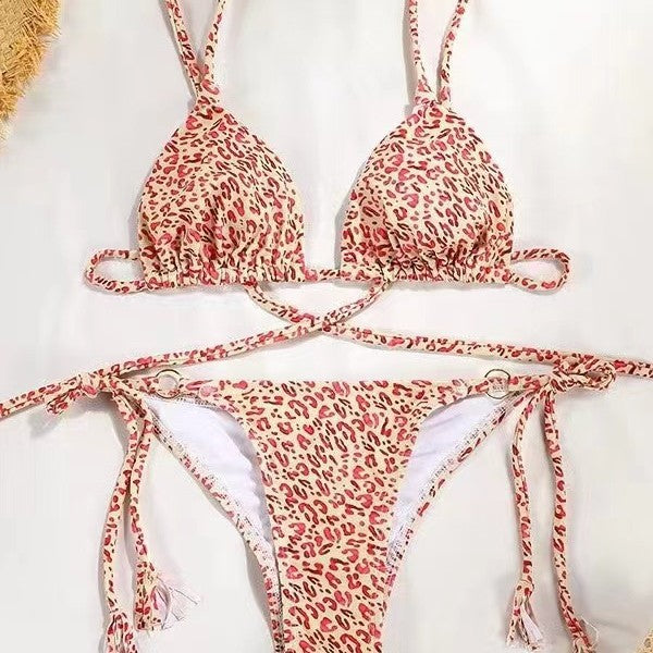 Damen Bikini-Set mit verspielten Bindebändern EB
