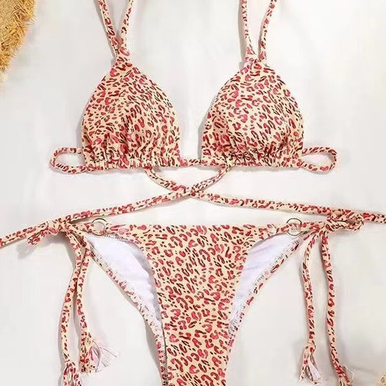 Damen Bikini-Set mit verspielten Bindebändern EB