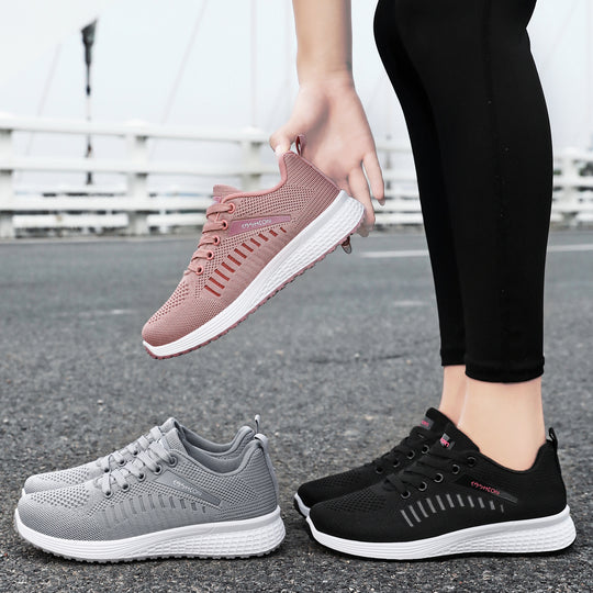 Damen Sportliche Mesh-Sneaker mit atmungsaktivem Obermaterial EB