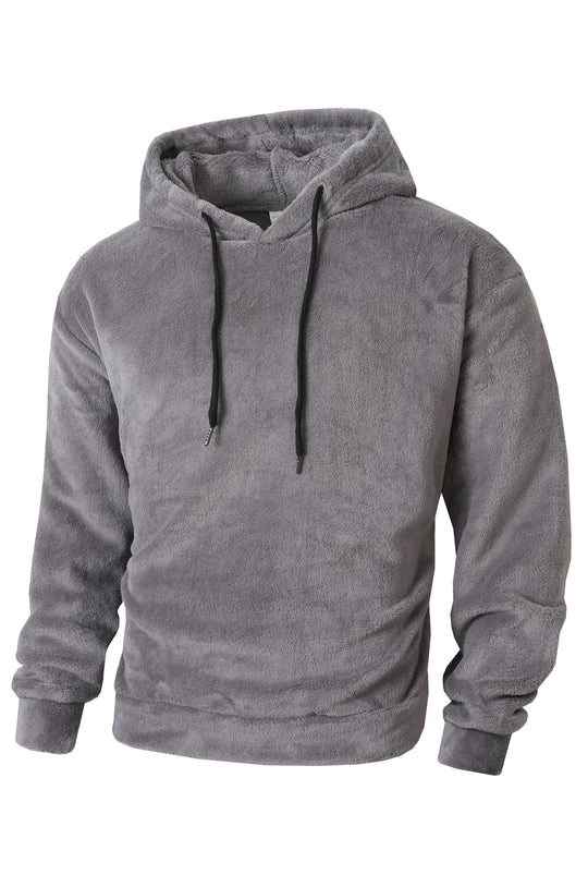 Herren kuscheliges Kapuzensweatshirt aus weichem Fleece EB
