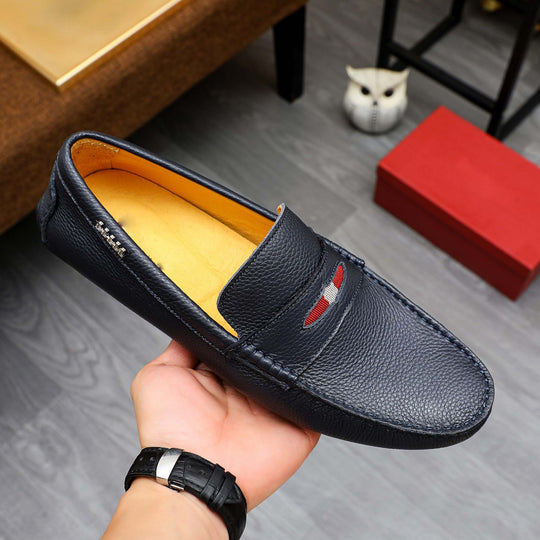 Herren Mokassin aus hochwertigem Leder mit eleganter Ziernaht EB