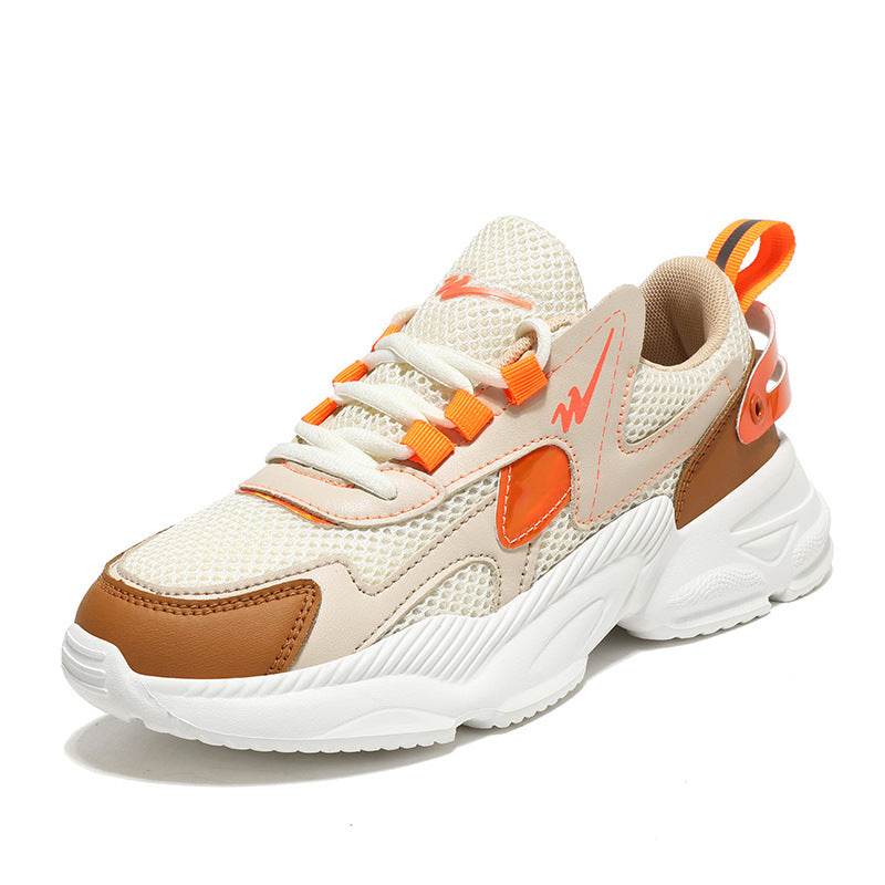 Damen Hochwertige Comfort Sneakers mit atmungsaktivem Mesh-Obermaterial EB