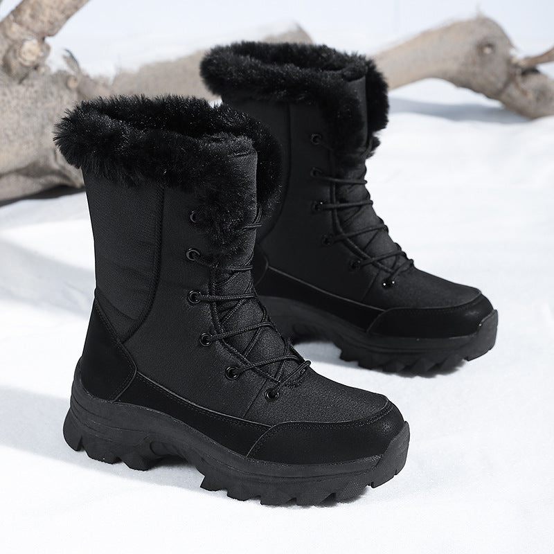 Damen Winterstiefel mit isolierendem Innenfutter und rutschfester Profilsohle EB