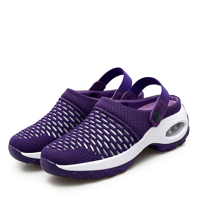 Unisex Atmungsaktive Mesh-Clogs mit verstellbarem Fersenriemen und rutschfester Sohle EB