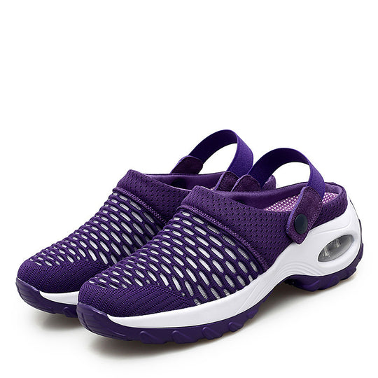 Unisex Atmungsaktive Mesh-Clogs mit verstellbarem Fersenriemen und rutschfester Sohle EB