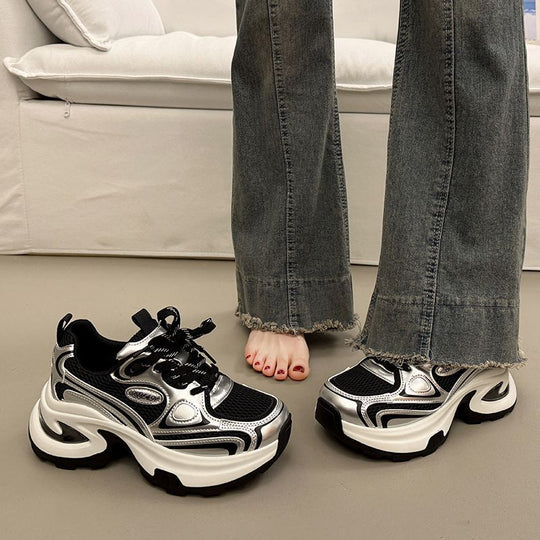 Damen Chunky Sneakers mit ergonomischer Dämpfung und sportlichem Design EB