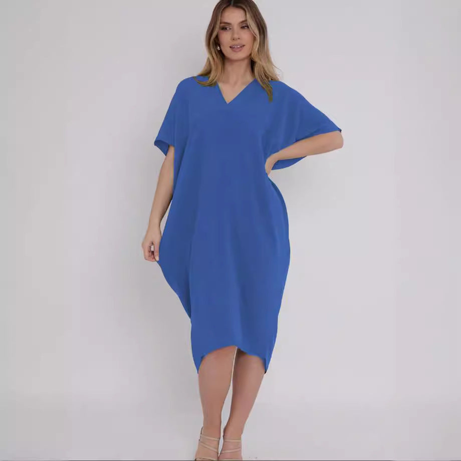 Damen Übergröße Sommerkleid EB