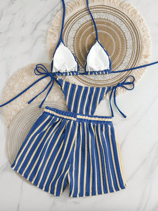 Damen Zweiteiliges Strandoutfit EB