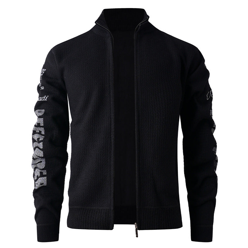 Herren gesteppte Freizeitjacke mit hohem Kragen und modernem Innenfutter EB