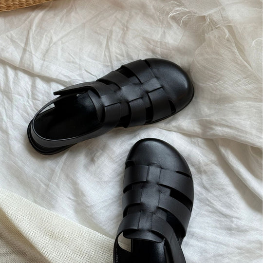 Damen Clogs mit dekorativem Flechtmuster und ergonomischer Sohlenkonstruktion EB