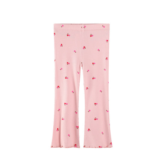Mädchen Schlagleggings mit floralen Akzenten EB