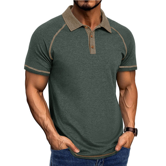 EB | Kurzärmeliges Herren-T-Shirt mit Revers