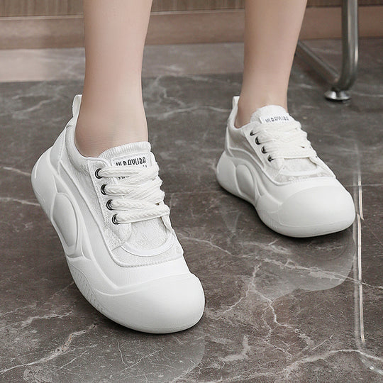 Damen modische komfortable Sneakers mit stoßdämpfendem Design EB