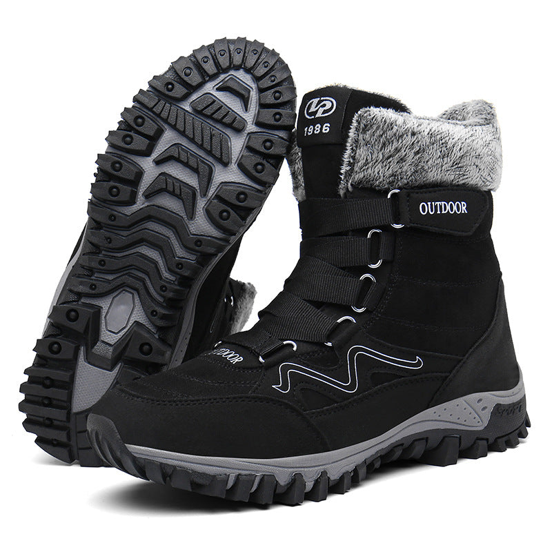 Damen Outdoor-Winterstiefel mit rutschfester Sohle und isolierendem Innenfutter EB