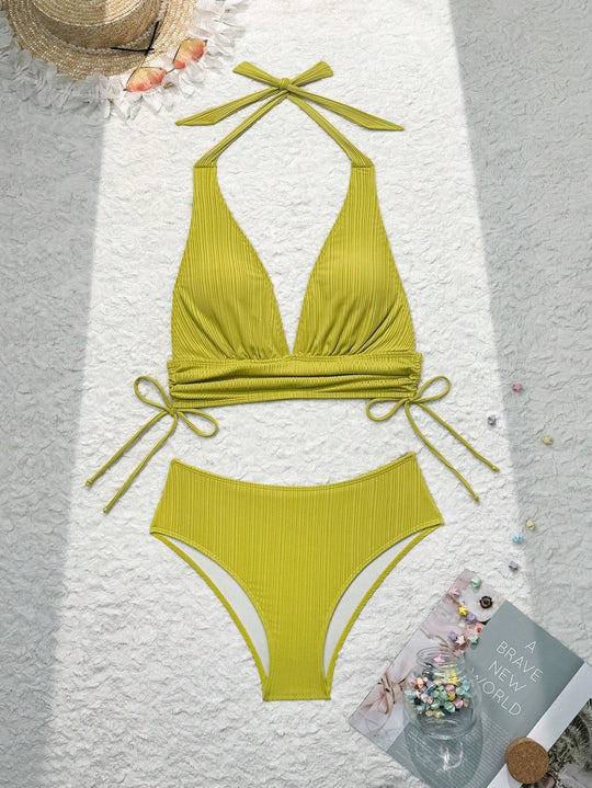 Damen Hochwertiger Bandeau-Bikini mit bequemem Stretch-Design EB