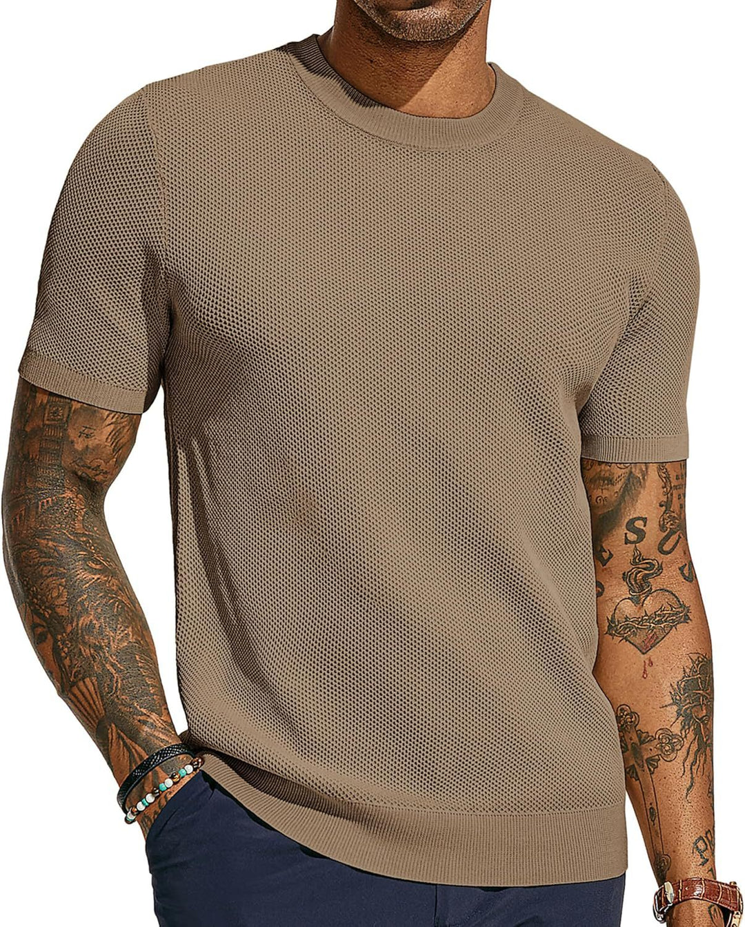 Herren atmungsaktives Netz-T-Shirt EB