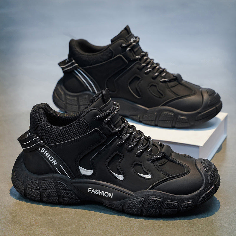 Damen Sportliche High-Top Sneakers mit atmungsaktiven Mesh-Einsätzen und rutschfester Sohle EB
