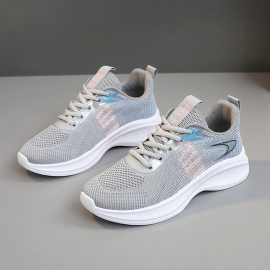 Damen Alltags sneakers mit atmungsaktiver Mesh-Oberfläche und dämpfender Sohle EB