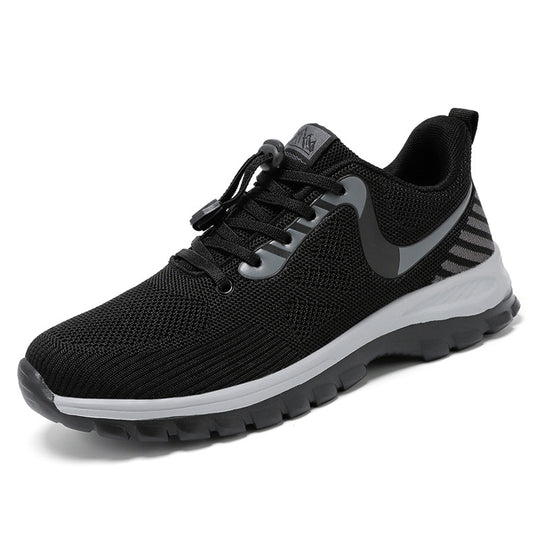 Damen atmungsaktive Laufschuhe mit elastischem Schnellschnürsystem EB