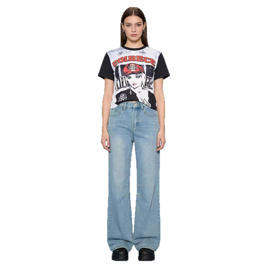 Damen nan schlichtes langarm-Feinstrickshirt mit Rundhalsausschnitt, leicht taillierter Silhouette und elastischem Tragekomfort EB