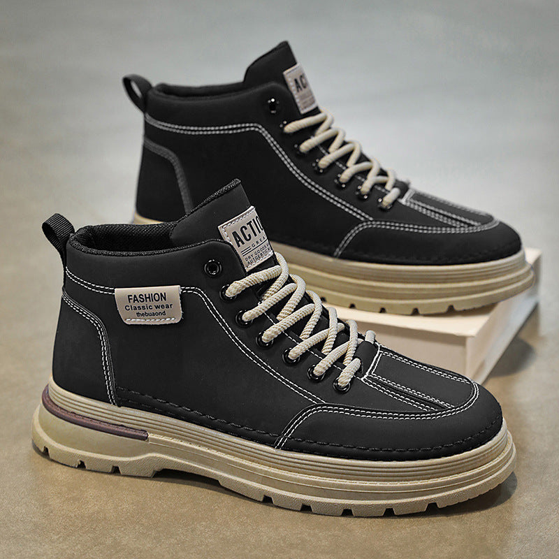 Damen Modische Winter-Stiefel mit robustem Sohlenprofil und bequemer Passform EB