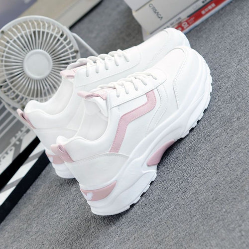 Damen Sportliche Sneakers mit komfortablem Dämpfungssystem und atmungsaktiver Oberflächenstruktur EB