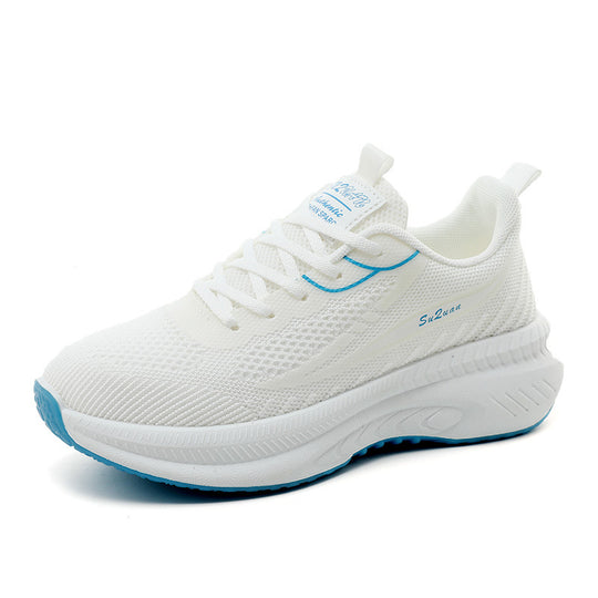 Damen Sportliche Sneakers mit atmungsaktivem Mesh-Obermaterial und dämpfendem Sohlenprofil EB