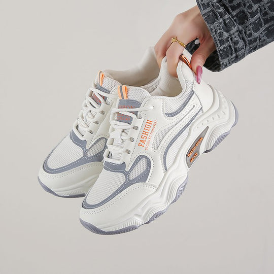 Damen Modische Sneakers mit komfortabler Dämpfung und atmungsaktivem Mesh-Obermaterial EB