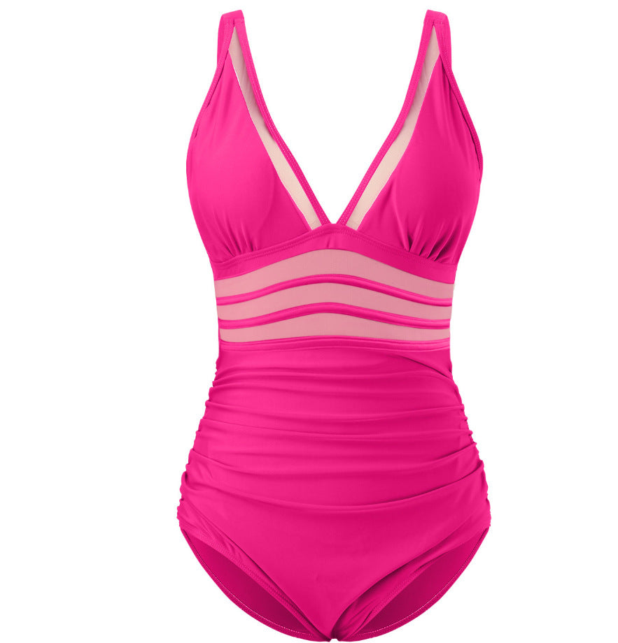 Damen eleganter Badeanzug mit verführerischen Cut-Out-Details EB
