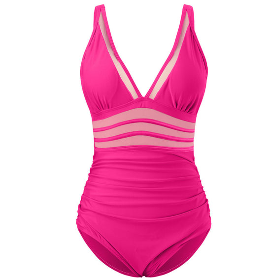 Damen eleganter Badeanzug mit verführerischen Cut-Out-Details EB