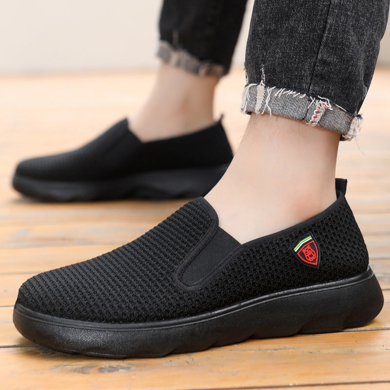 Damen Atmungsaktive Slip-On Freizeitschuhe mit flexiblem Komfort EB